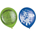 Teenage Mutant Ninja Turtles "TMNT" Round Latex Balloons.