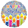 Anagram 18" SHIMMER BIRTHDAY CANDLES