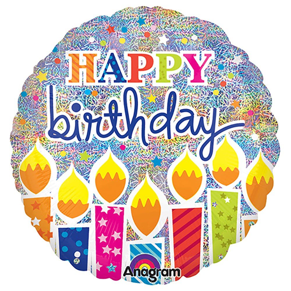 Anagram 18" SHIMMER BIRTHDAY CANDLES