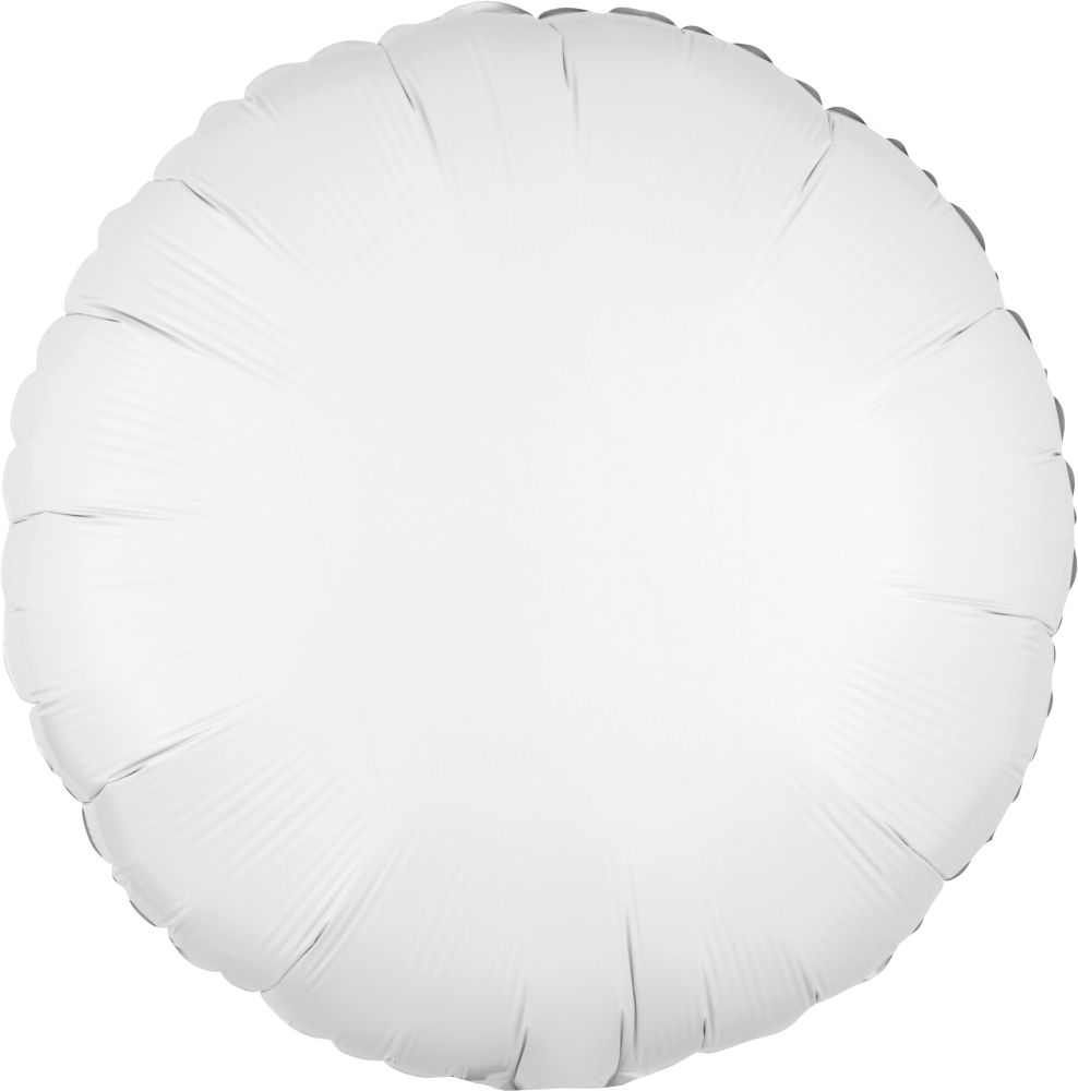 Anagram 18" White Circle Balloon