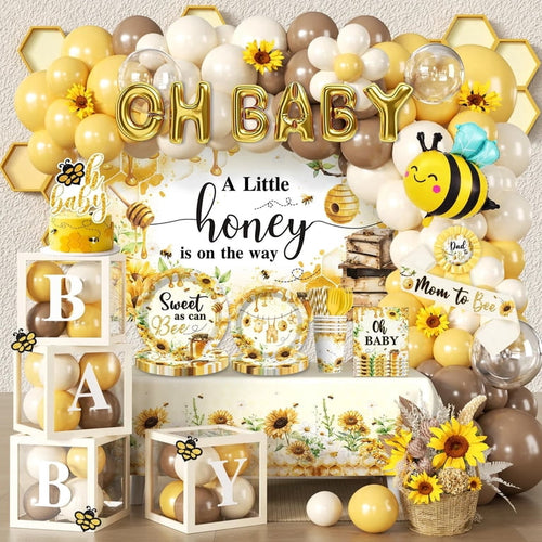 A little honey is on the way party in a box!