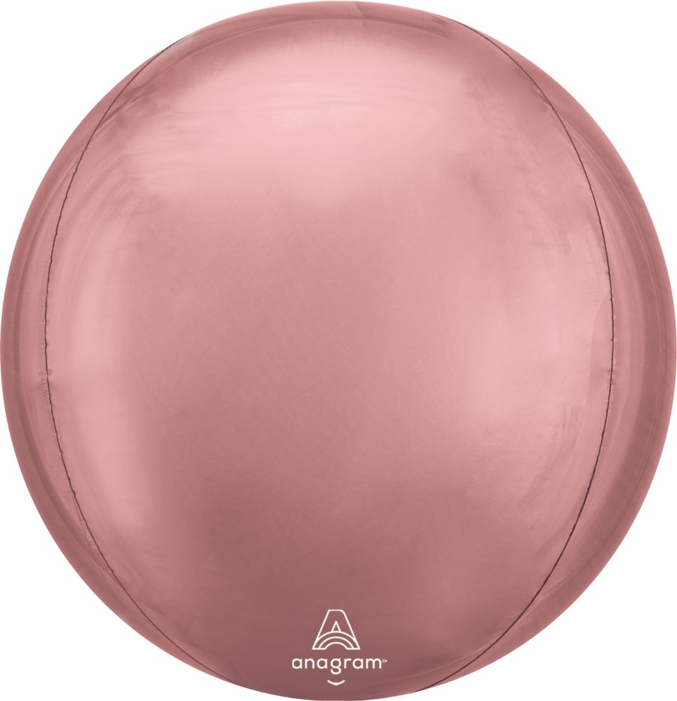 Rose Gold Orbz® 16" Matte Foil Balloon