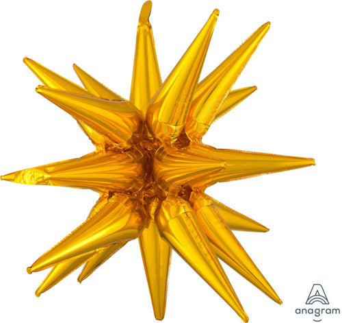 35" Magic Star Large Gold Foil Balloon