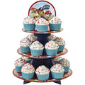 Wilton Nickelodeon Paw Patrol Blue & Red Three-Tier Cupcake Display