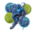 Blue Beetle Balloon Bouquet 5pc