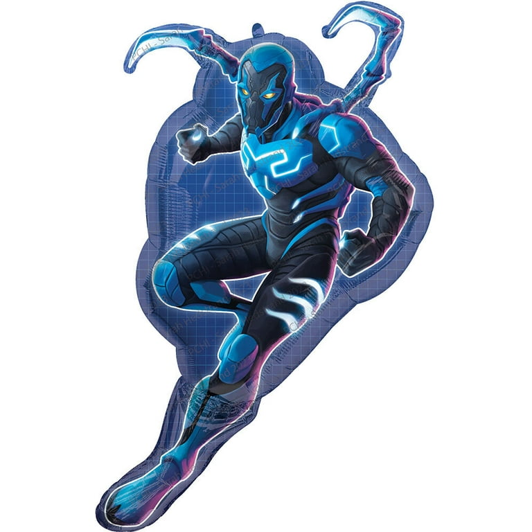Blue Beetle Balloon Bouquet 5pc