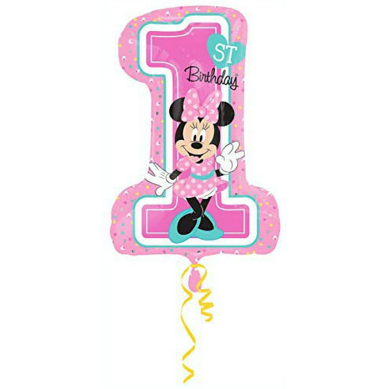 Pink "1st Birthday" Foil Balloon
