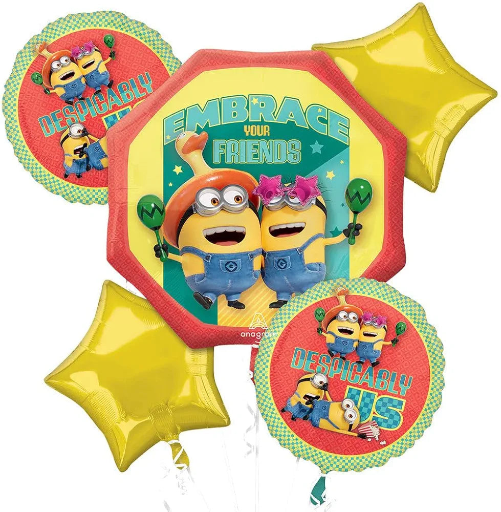 Despicable Me 4 Balloon 5pc