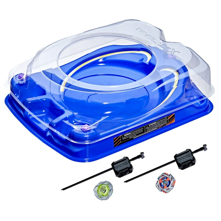 BEYBLADE X Battle Set with Blue Stadium