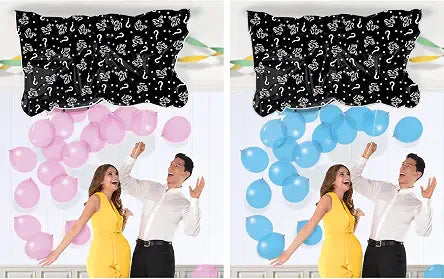 "Girl or Boy?" Balloon Drop Bag for Gender Reveal Parties