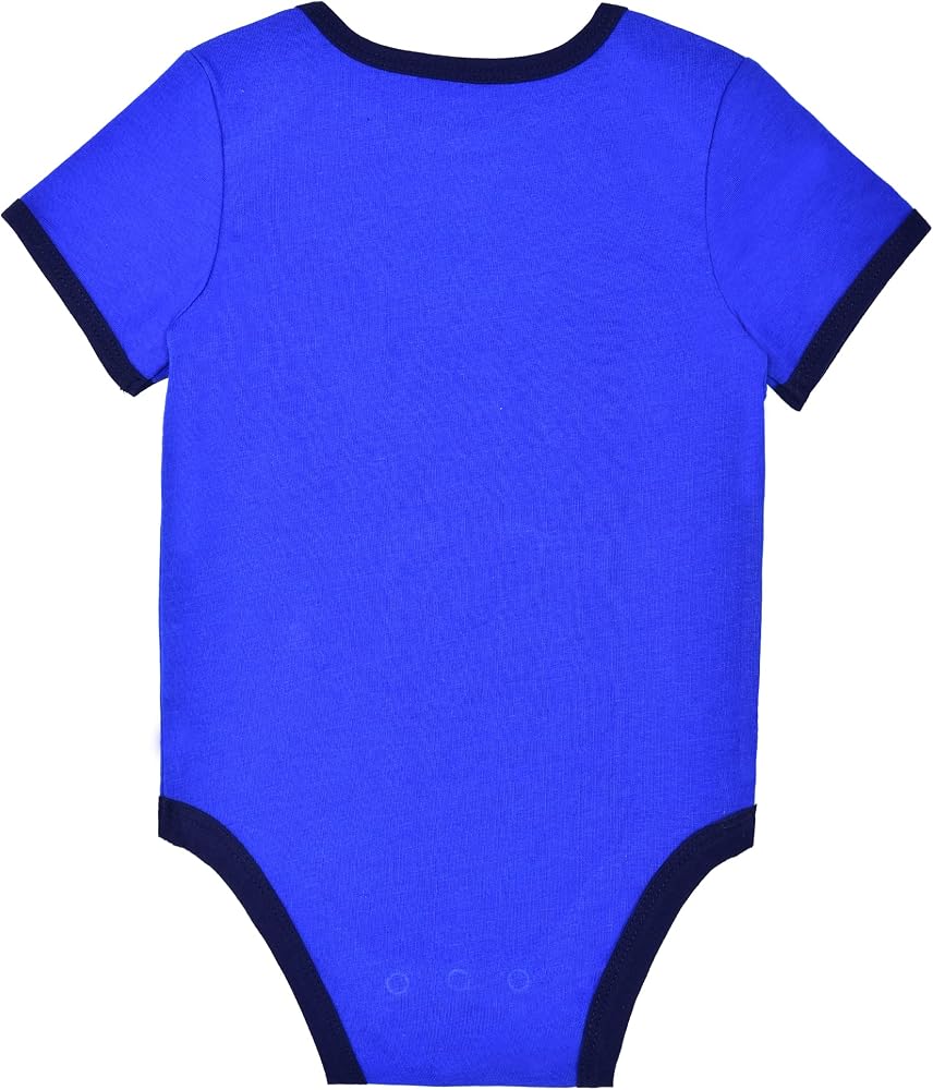 Disney Blue & Lime Monsters, Inc. 3-Piece Bodysuit Set