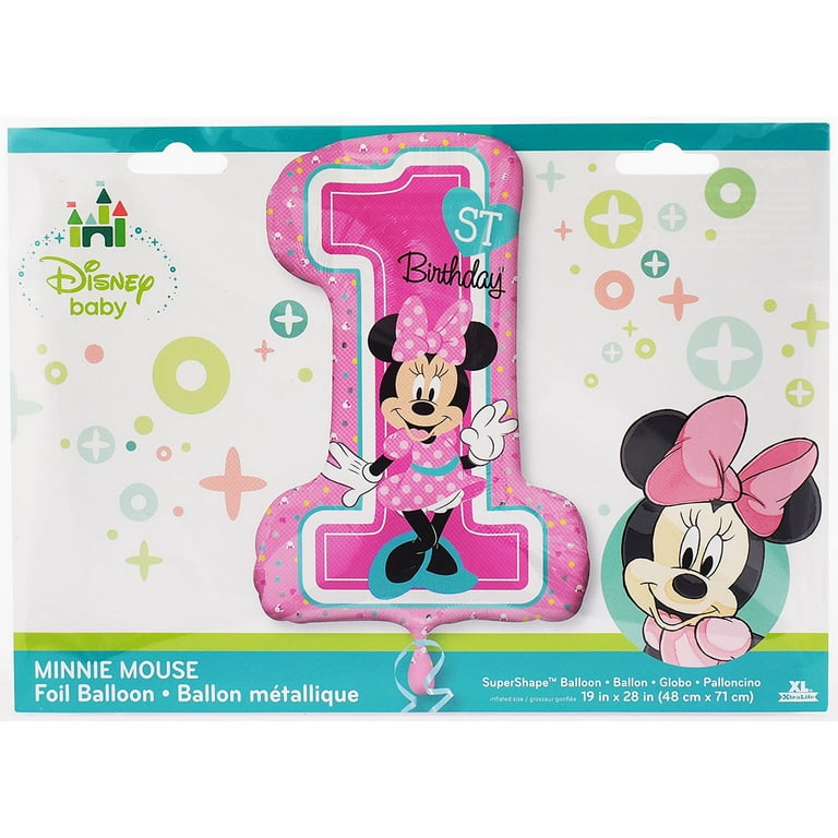 Pink "1st Birthday" Foil Balloon