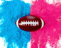 Gender Reveal Football / Blue And Pink Powder Kit