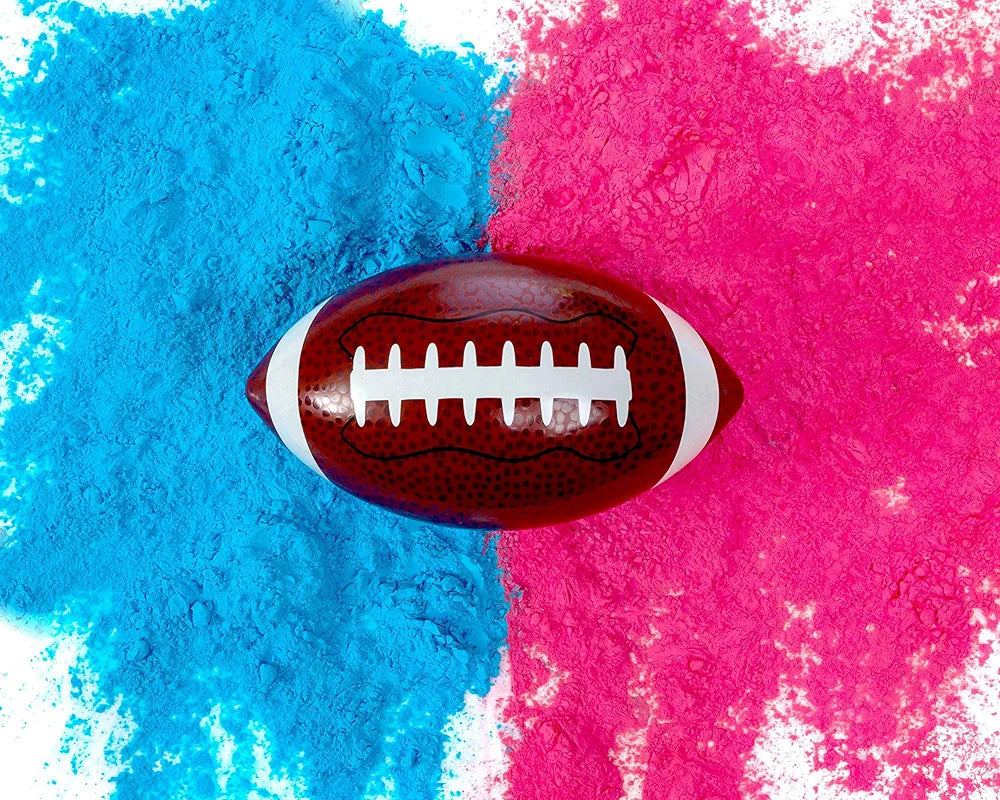 Gender Reveal Football / Blue And Pink Powder Kit