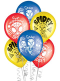 Marvel Spidey Latex Party Balloons
