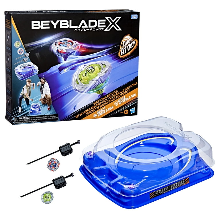BEYBLADE X Battle Set with Blue Stadium
