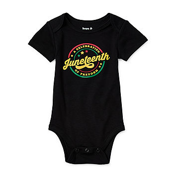 Juneteenth Graphic Black Baby One-Piece Bodysuit