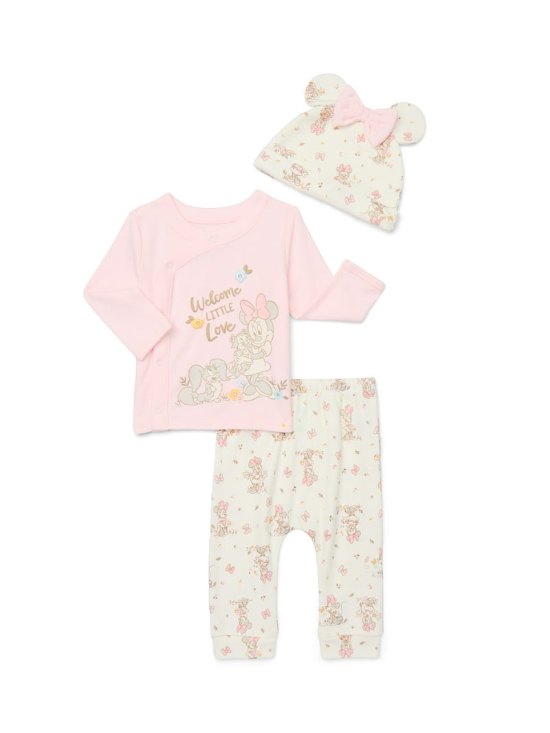 Dreams Minnie Mouse Baby Girls Take Me Home Set, 3-Piece