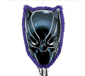 Black Panther Themed Purple Fringe Party Pinata - Black