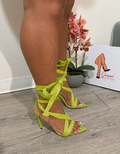 Stella Lace-Up Stiletto Sandals