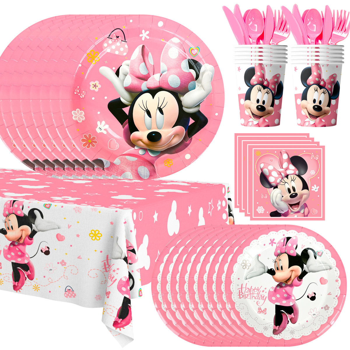 Disney Minnie Mouse Pink Party in a Box! Design 2