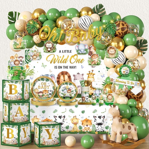 A Little Wild One On The Way Party in a Box!