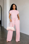 Sunshine Two-piece Lounge Set-Pink