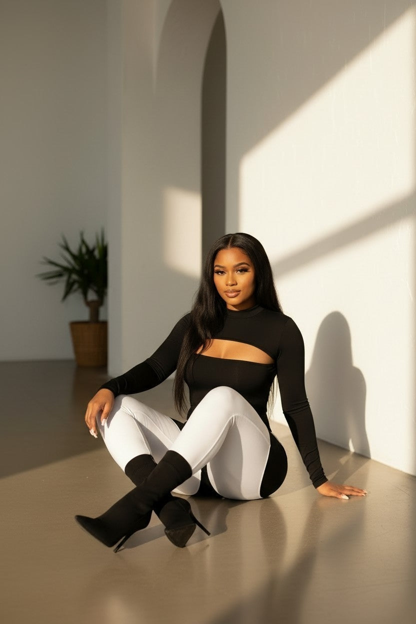 Samantha two piece jumpsuit set