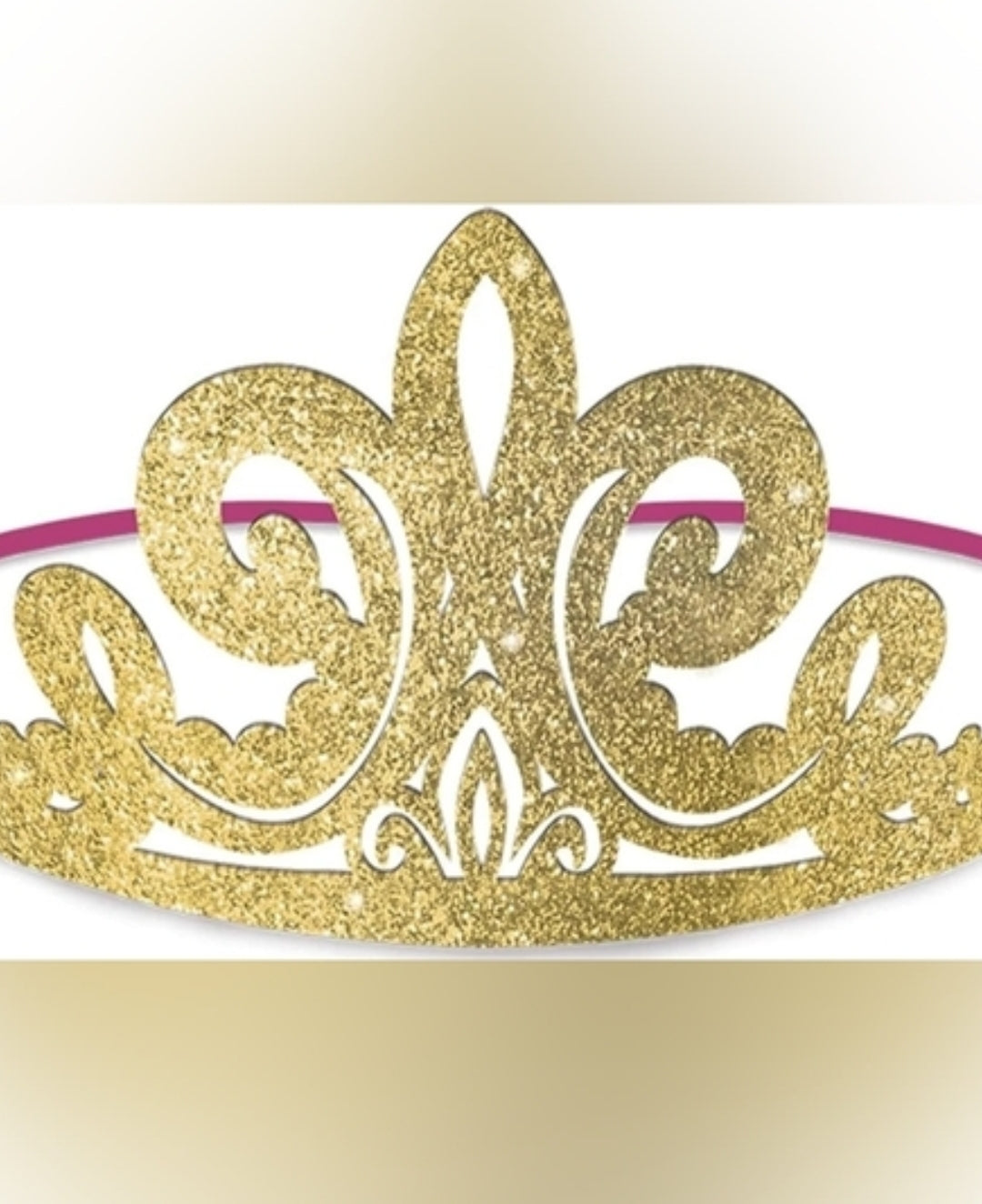 Disney Princess Once Upon a Tiime Glitter Paper Tiaras