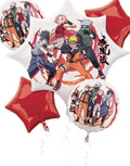 Naruto 5pc Balloon Bouquet