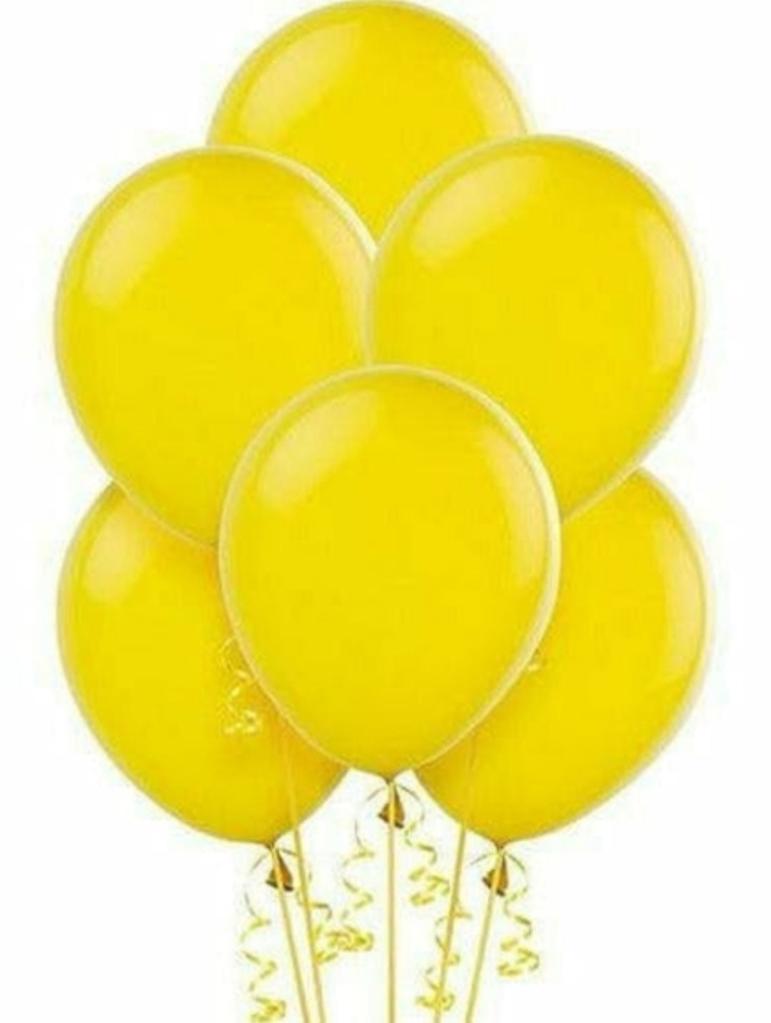 Amscan Party Balloons 12" Balloons-72 Yellow