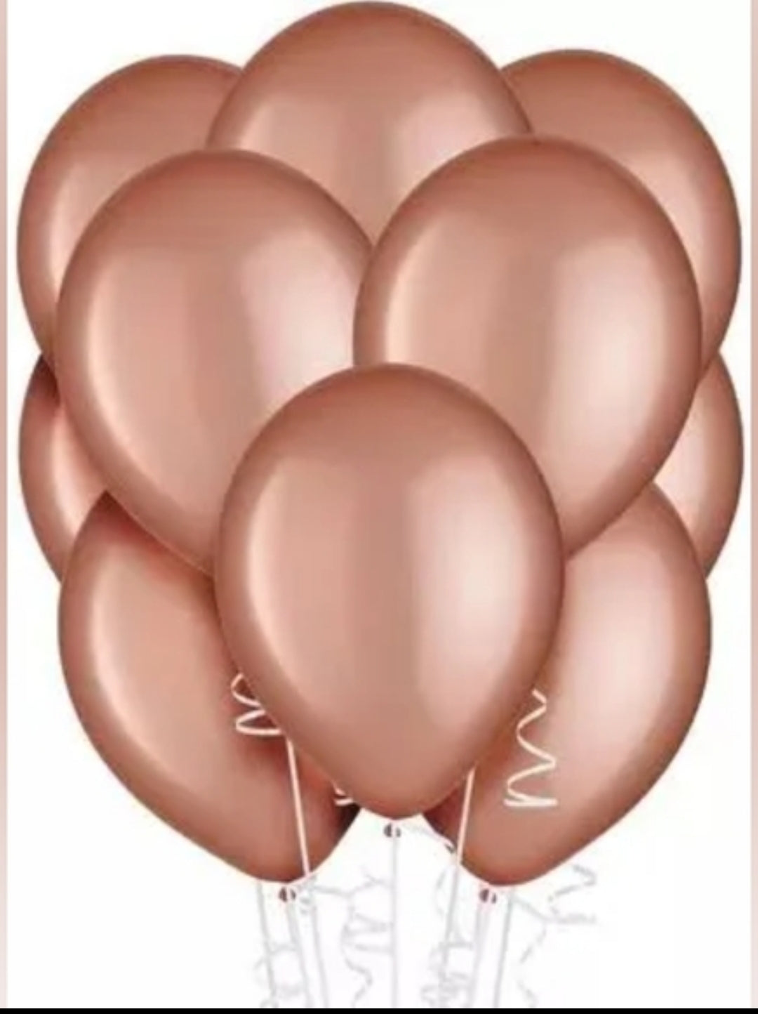 Amscan 15pcs 12" Balloons-Rose Gold