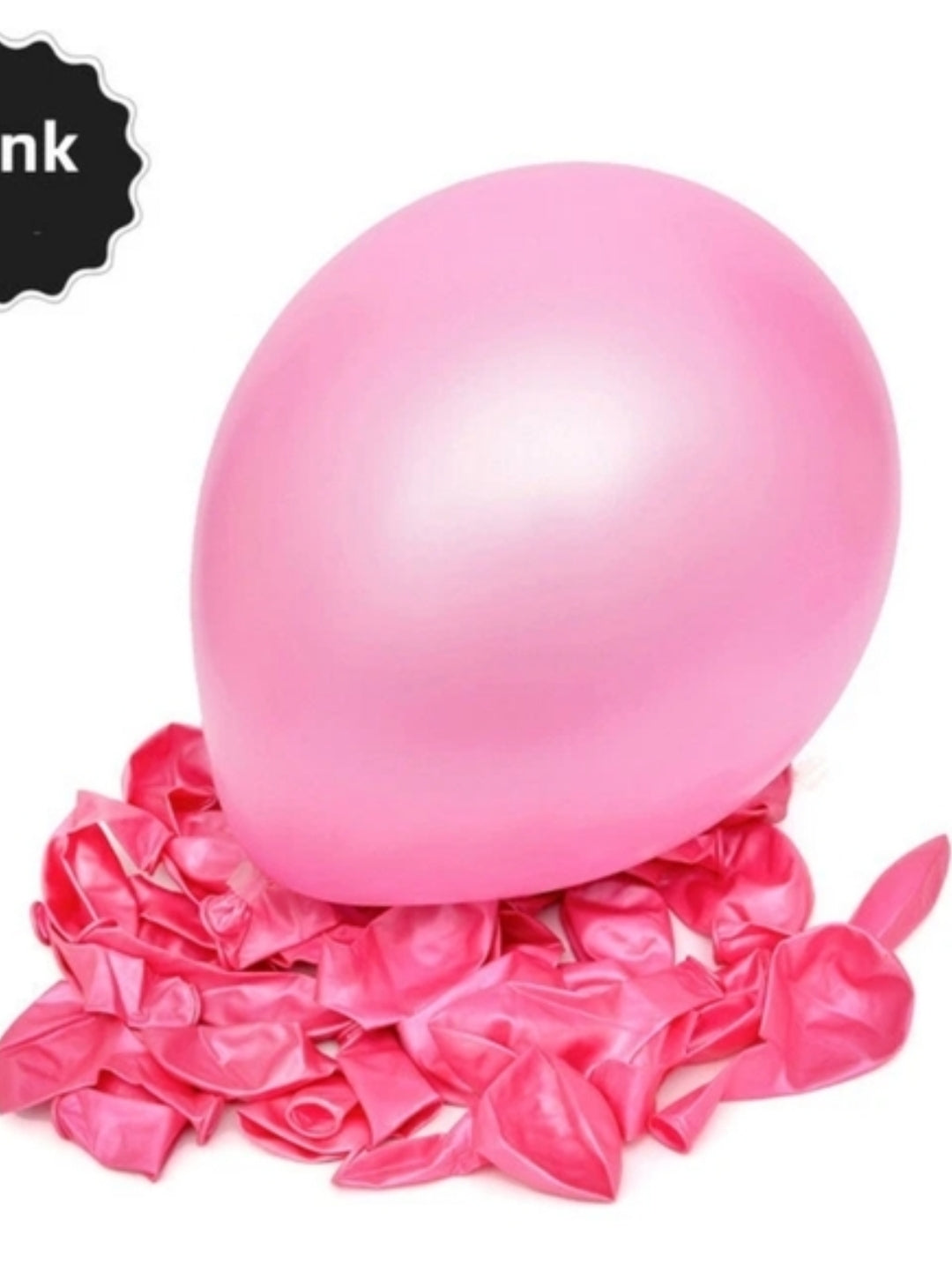 Amscan 15pcs 12" Balloons-Pearlized Pink
