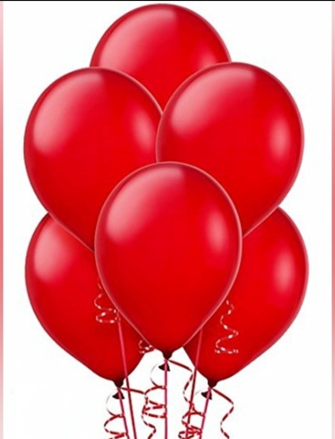 Amscan 20pcs 9" balloons- Apple red