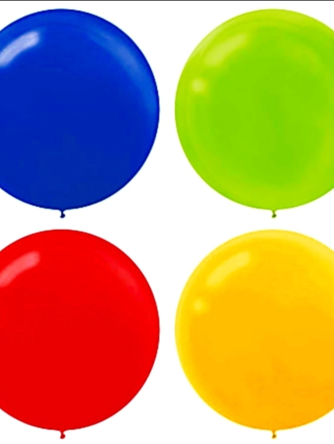 Amscan 24 Latex Balloons Assorted Colors 4 Balloons Per Pack Set ...