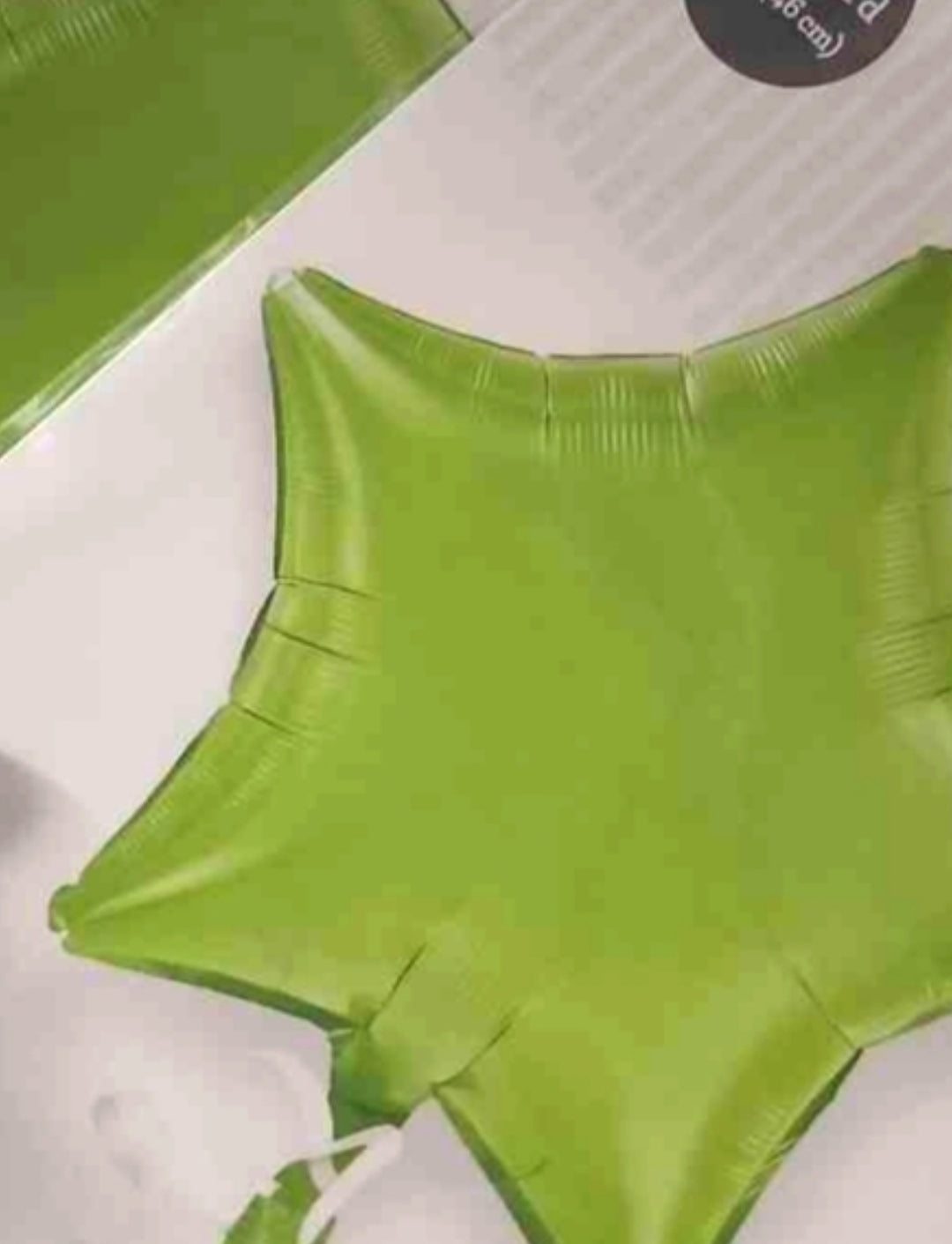 Brava Green Star-Shaped Balloon