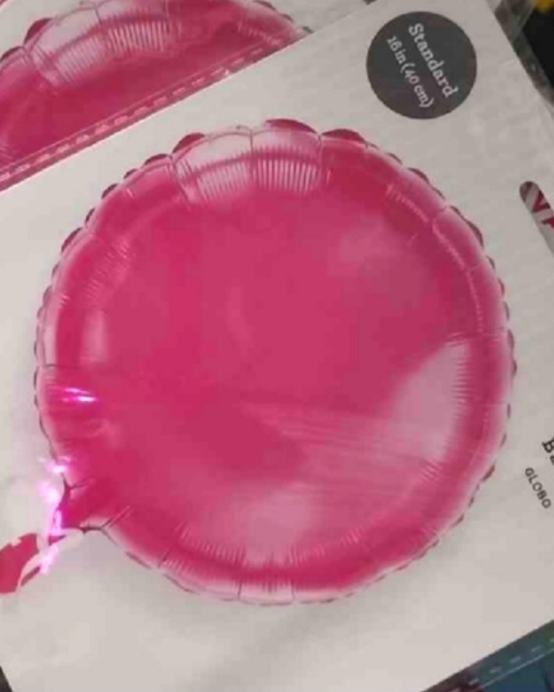 Brava Standard 16" Fuschia/Hot Pink Balloon