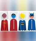 DC Superhero Party Capes Lollipop Holders