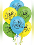 Nickelodeon Baby Shark 6pc Latext Balloons