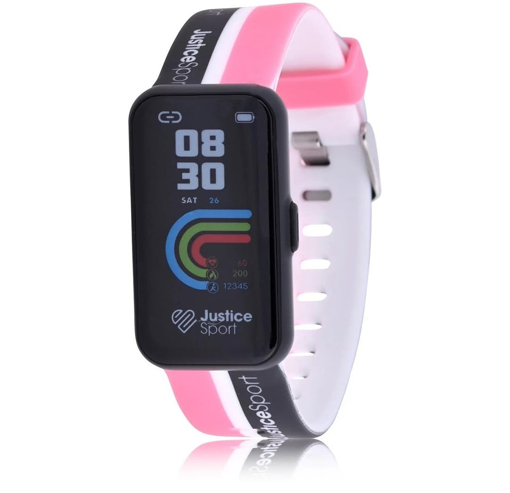 Justice Silicone Strap Smart Watch