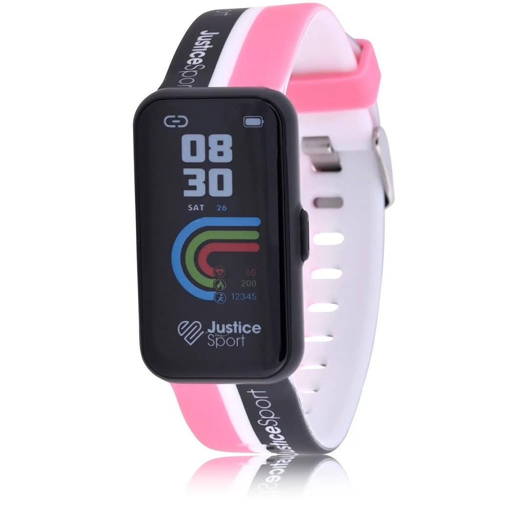 Justice Silicone Strap Smart Watch