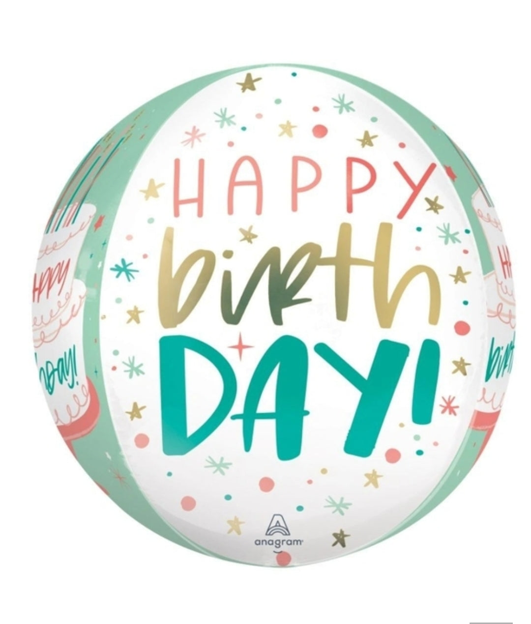 Happy Birthday Balloon - Multicolor