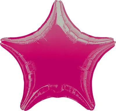 Brava Fuchsia/Hot Pink Star Balloon