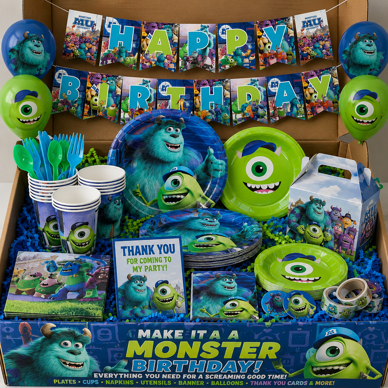 Monsters University Green Party Box!