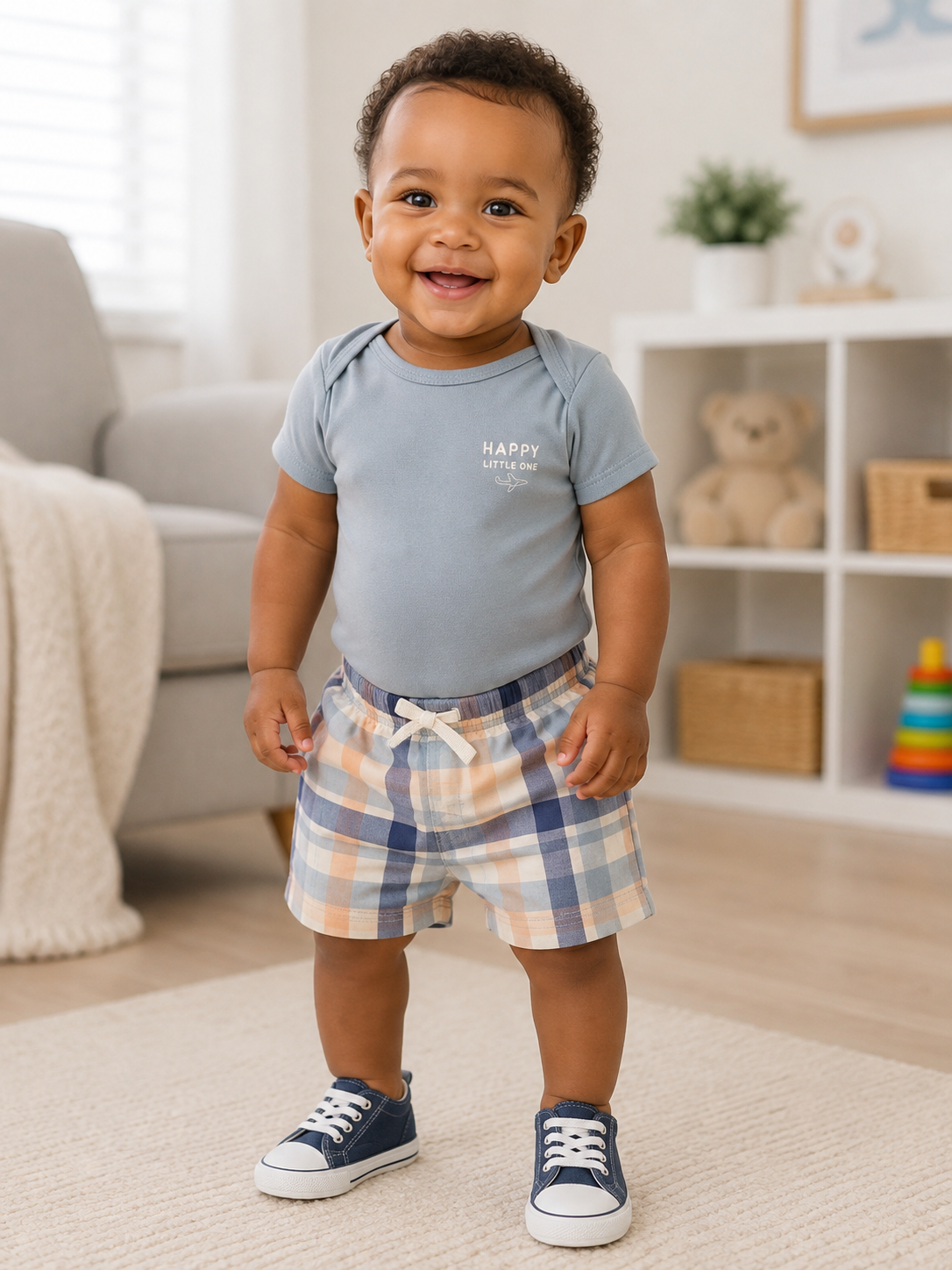 Carter's child of mine three-piece short set