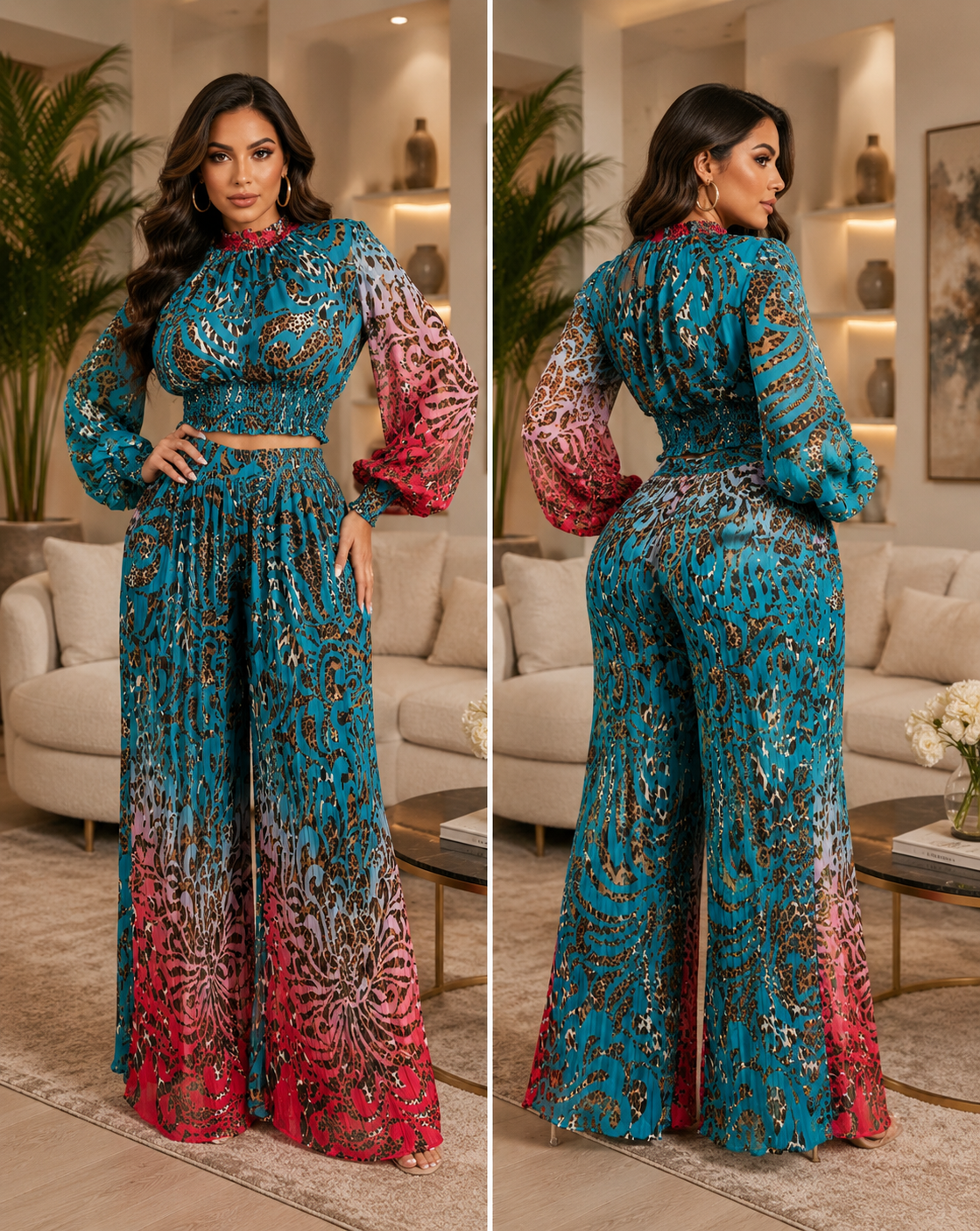 Crystal 2pc Pant Set