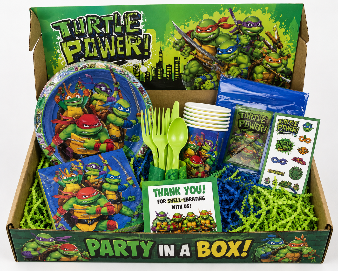 Nickelodeon Teenage Mutant Ninja Turtles Party In A Box!