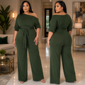 Freya Jumpsuit-Olive