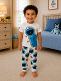 Sesame street cookie monster 2pc sleep set