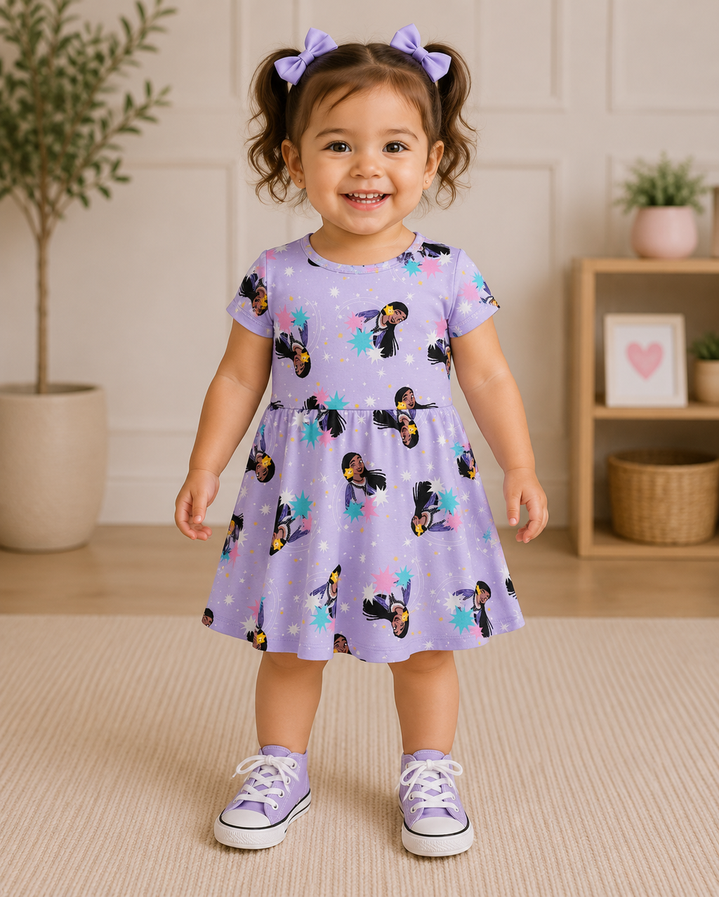 Wish Toddler Print Skater Dress
